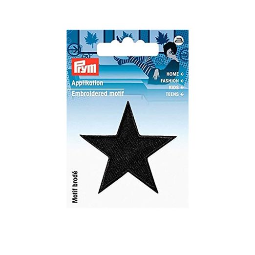 PRYM Patch - Etoiles - Noir - 2 pièces