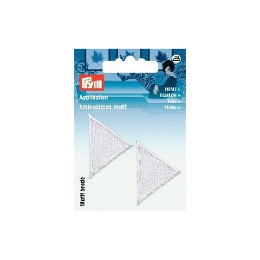 PRYM Patch - Triangle - Petit - Blanc - 2 pièces