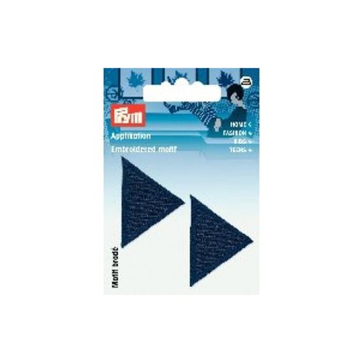 PRYM Patch - Triangle - Petit - Bleu foncé - 2 pièces