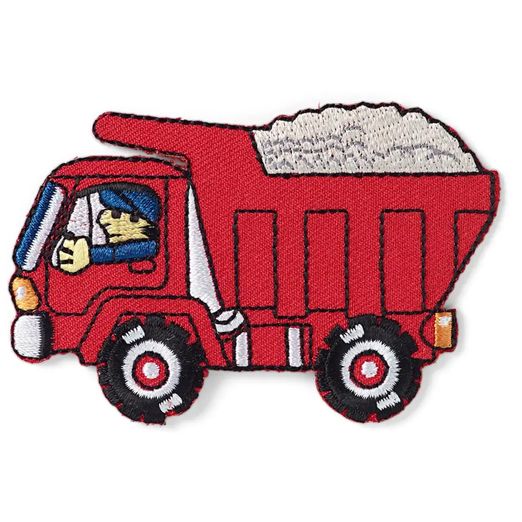 PRYM Patch - Camion travaux - Rouge