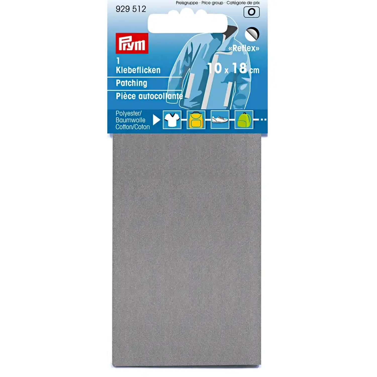 PRYM Patchs adhésifs réfléchissants - Thermocollants - 10 x 18 cm - Argenté-3 PRYM Patchs adhésifs réfléchissants - Thermocollants - 10 x 18 cm - Argenté-3