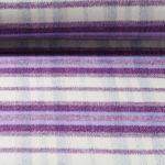 Tissu pour manteaux - Duveteux Tartan Lilas
