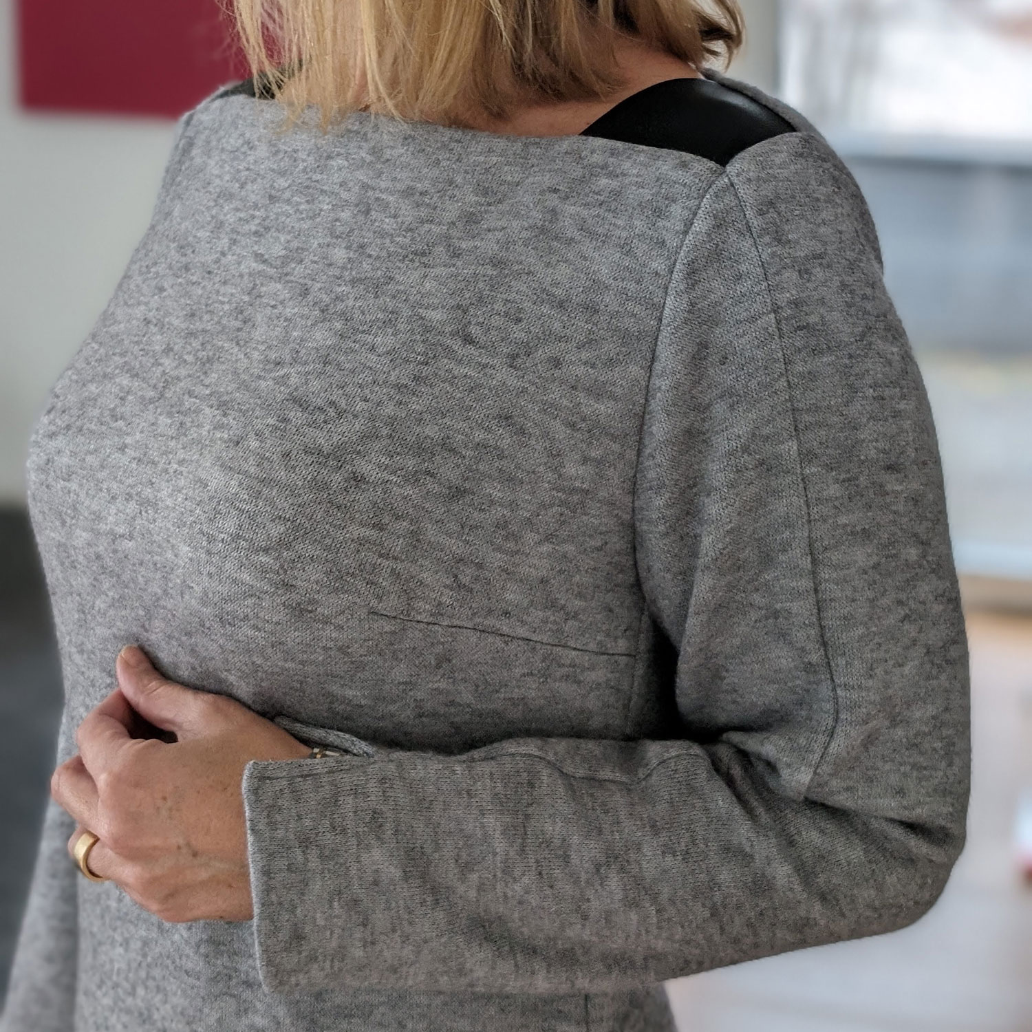 Viskosestrickjersey Madeleine - Grau Melange-2 Viskosestrickjersey Madeleine - Grau Melange-2