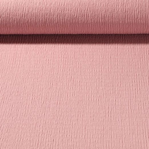 Tissu robes et blouses Lucie - Crépon Vieux rose