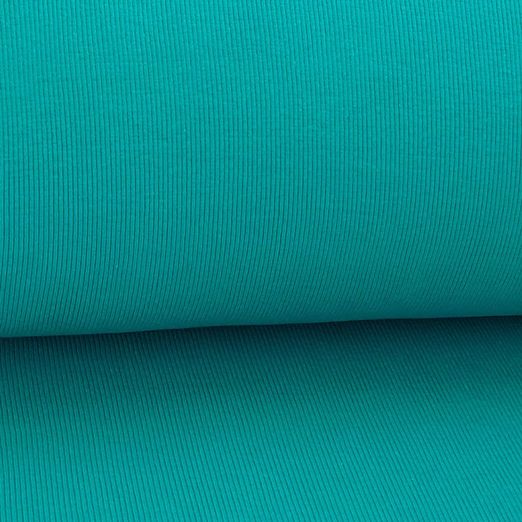Bündchen Grobripp Uni Dunkelmint Bündchen Grobripp Uni Dunkelmint