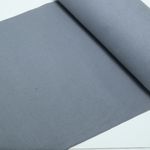 Bündchen Grobripp Uni Grau