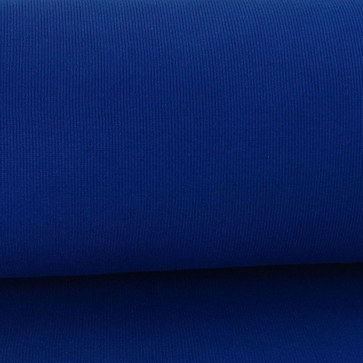 Bündchen Grobripp Uni Royalblau