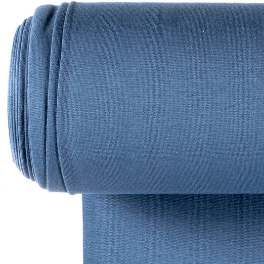 Bündchen Feinripp Uni Rauchblau Bündchen Feinripp Uni Rauchblau