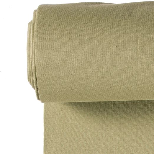 Bündchen Feinripp Uni Khaki