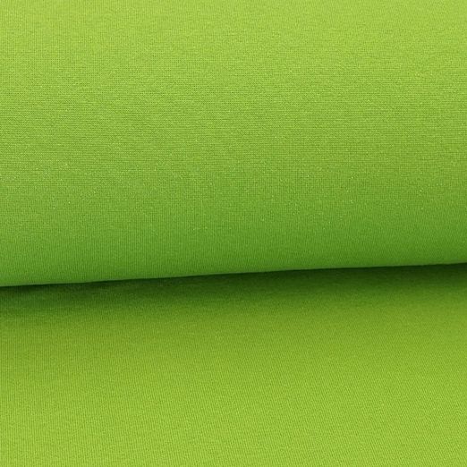 Glitzer Feinripp Bündchen Dunkles Lime/Silber Glitzer Feinripp Bündchen Dunkles Lime/Silber