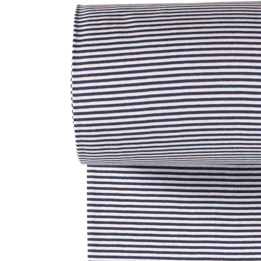 Streifenbündchen Small Dunkelblau/Weiß Streifenbündchen Small Dunkelblau/Weiß
