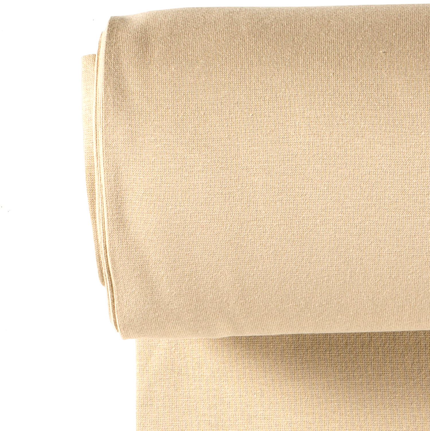 Bord côtes Renny - Uni Beige-0 Bord côtes Renny - Uni Beige-0
