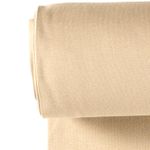 Finstickad beige muddväv