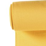Finribbad mudd enfärgad solgul