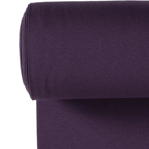 Bündchen Feinripp Renny - Uni Purpurviolett Bündchen Feinripp Renny - Uni Purpurviolett