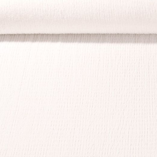 Tissu robes et blouses Lucie - Crépon Ecru