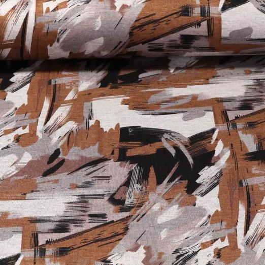 Jersey romanite - Softpunta Peinture au pinceau Brun