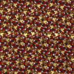 Katoenen Popeline - Trompetengel Bordeaux
