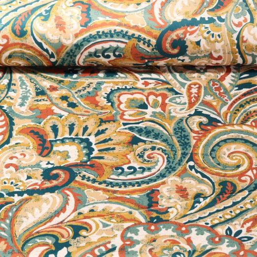 Velours - Paisley Ecru Multicolore