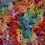 Romanit Jersey - Kleurrijk Bladpatroon Multicolor Romanit Jersey - Kleurrijk Bladpatroon Multicolor