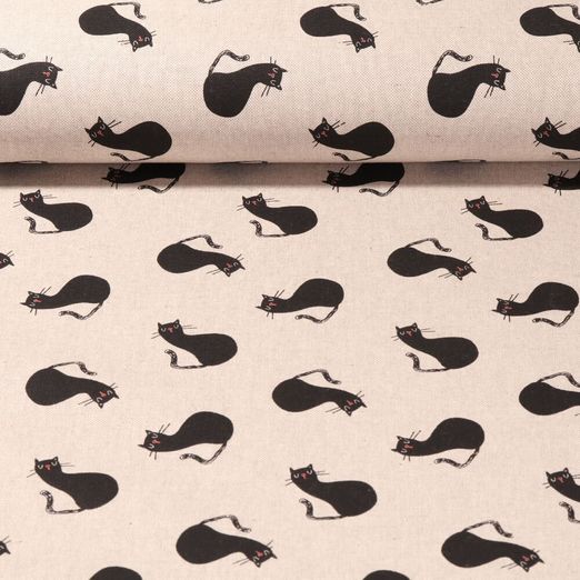 Toile canevas - Chats Aspect lin Beige