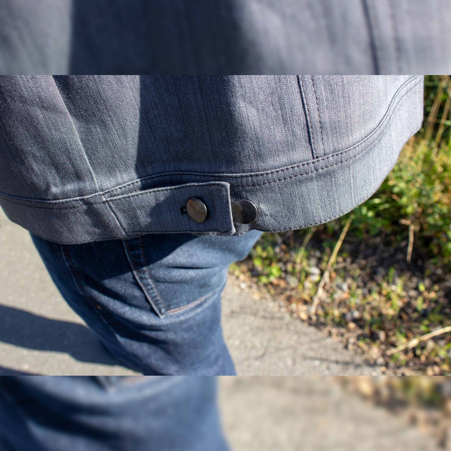Jeansjacke - Knopf und Kragen Herren - Schnittmuster eBook-5 Jeansjacke - Knopf und Kragen Herren - Schnittmuster eBook-5