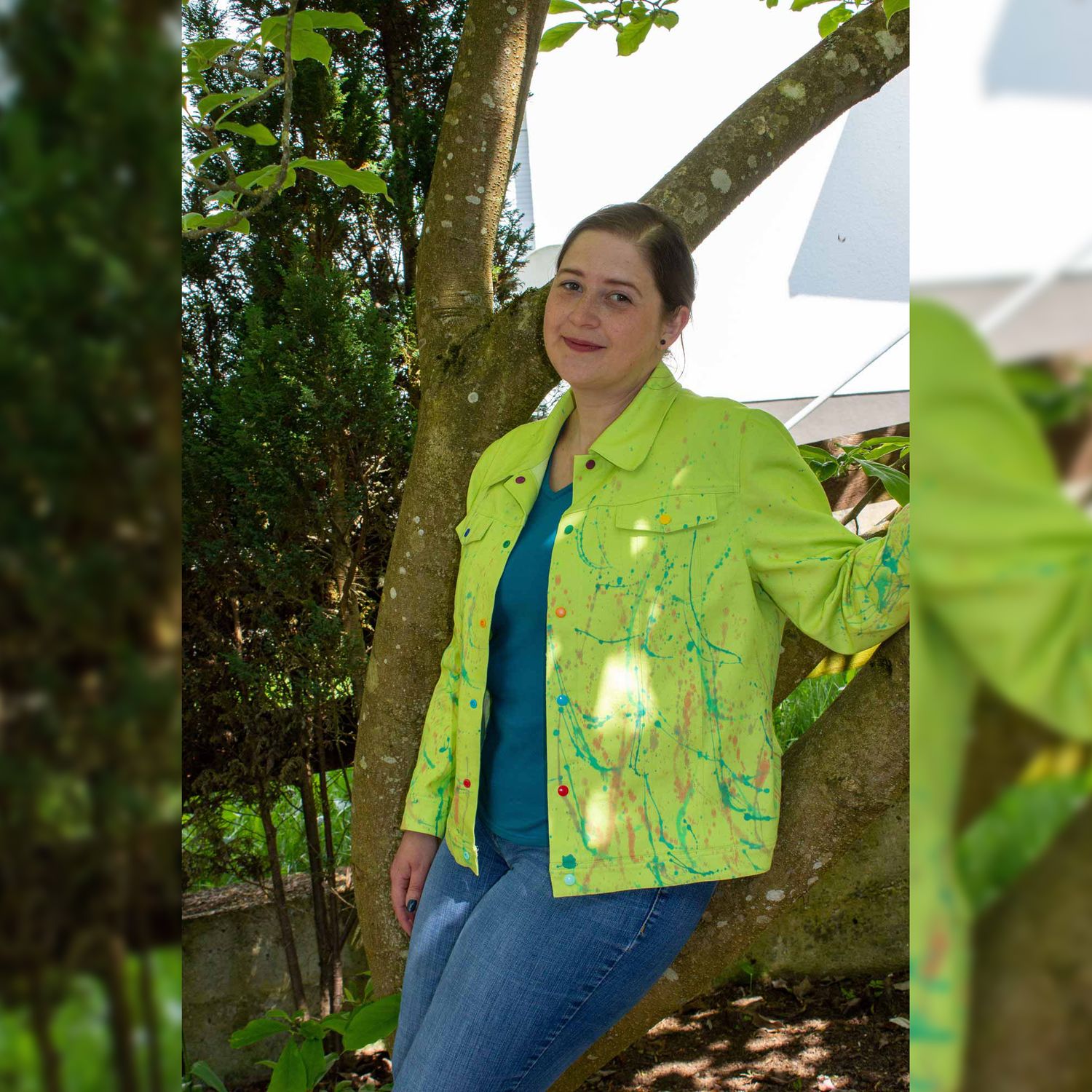 Jeansjacke - Knopf und Kragen Damen - Schnittmuster eBook-8 Jeansjacke - Knopf und Kragen Damen - Schnittmuster eBook-8