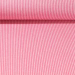 Canvas Doris - Gestreift Weiß Fuchsia