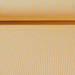 Canvas Doris - Gestreift Weiß Ocker