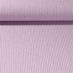 Canvas Doris - Gestreift Weiß Lavendel