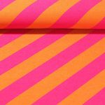 Ekologisk tröja - Digitaltryck Stripemania Solid Orange Fuchsia