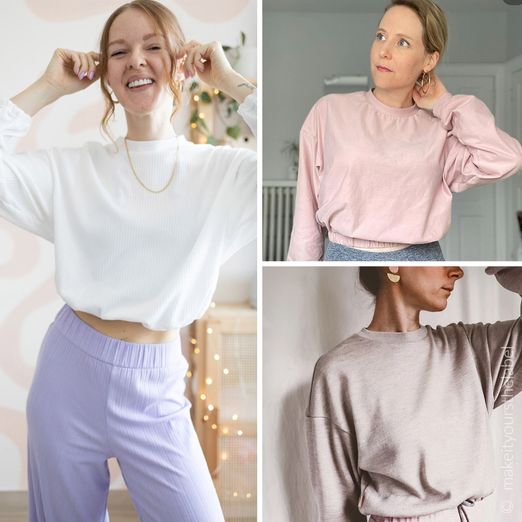Sweater mit Gummizug - Schnittmuster eBook