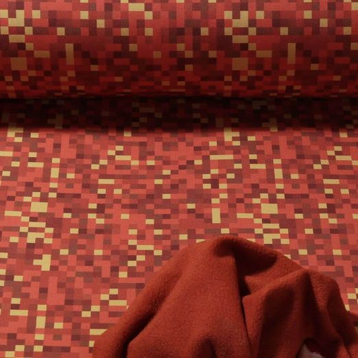 Softshell - Impression numérique Pixel Rouge