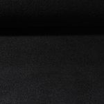 Tissu de manteau Sweat tricoté Lilian - Noir