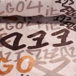 Polaire ultra douce - Jacquard Ecritures Sable