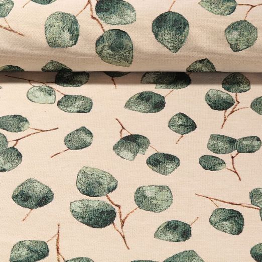 Gobelin - Branches d'eucalyptus Beige