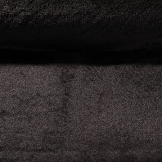Plüschfell Kai - Schwarz