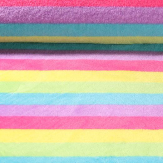 Plüschfell - Regenbogenfarben