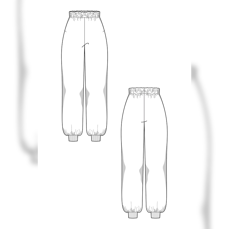 Jogginghose - The Basic Sweatpants - Schnittmuster eBook-1 Jogginghose - The Basic Sweatpants - Schnittmuster eBook-1