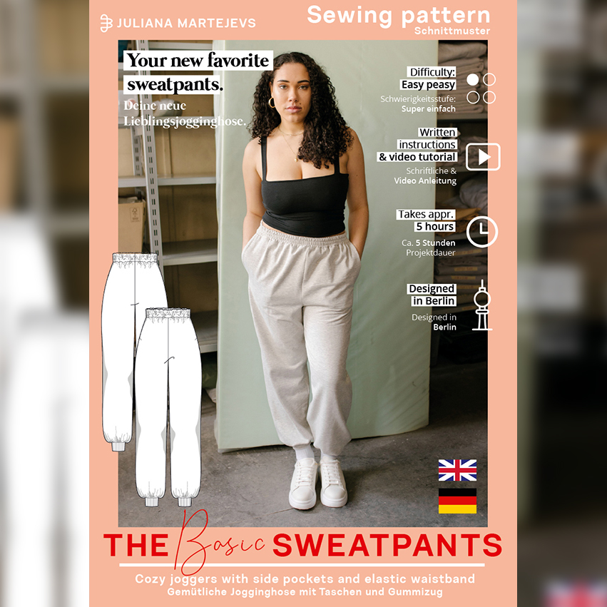 Jogginghose - The Basic Sweatpants - Schnittmuster eBook-6 Jogginghose - The Basic Sweatpants - Schnittmuster eBook-6