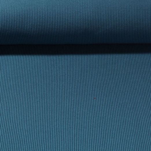 Sweat tricoté Franzi - Bleu pétrole