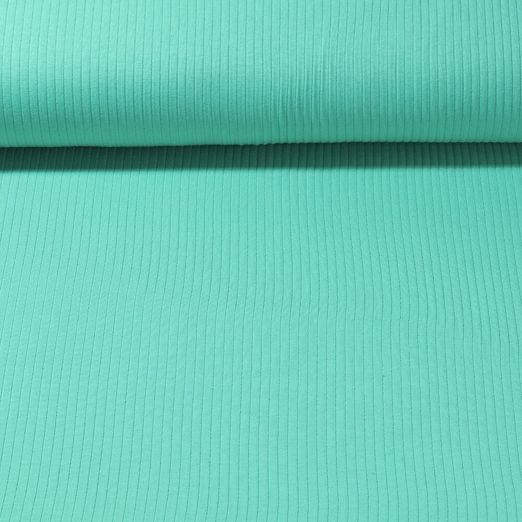 Rippjersey Mandy - Uni Emeraldgrün