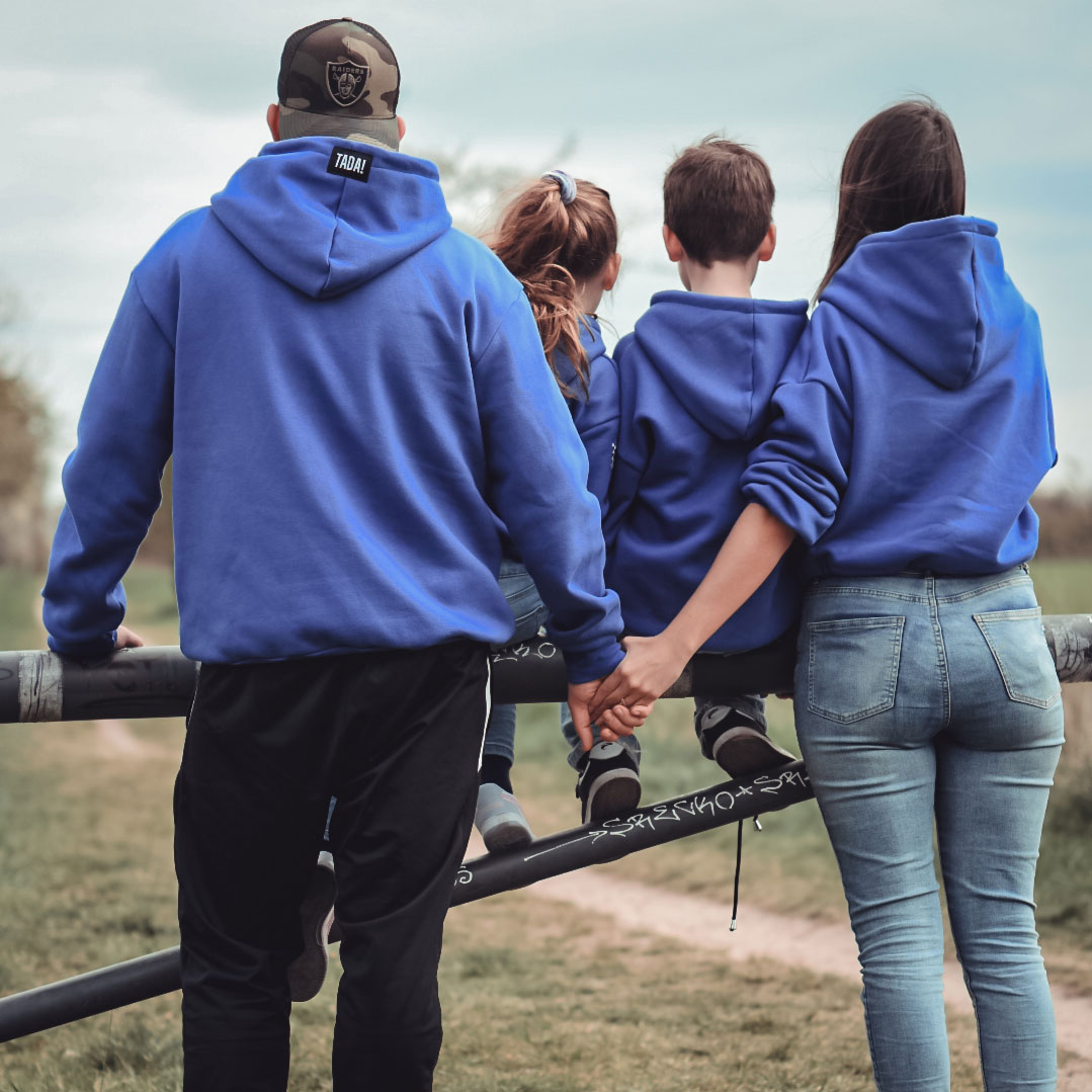 Jogging Sweat hiver Odile - Blue roi Uni Gratté-1 Jogging Sweat hiver Odile - Blue roi Uni Gratté-1