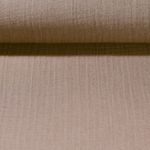 Mousseline recyclée Poldi - 4 couches Marron