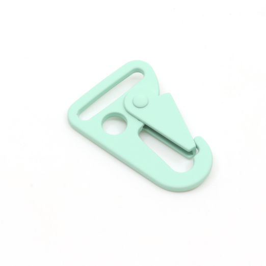 Mousqueton crochet 25mm métal Vert menthe D871