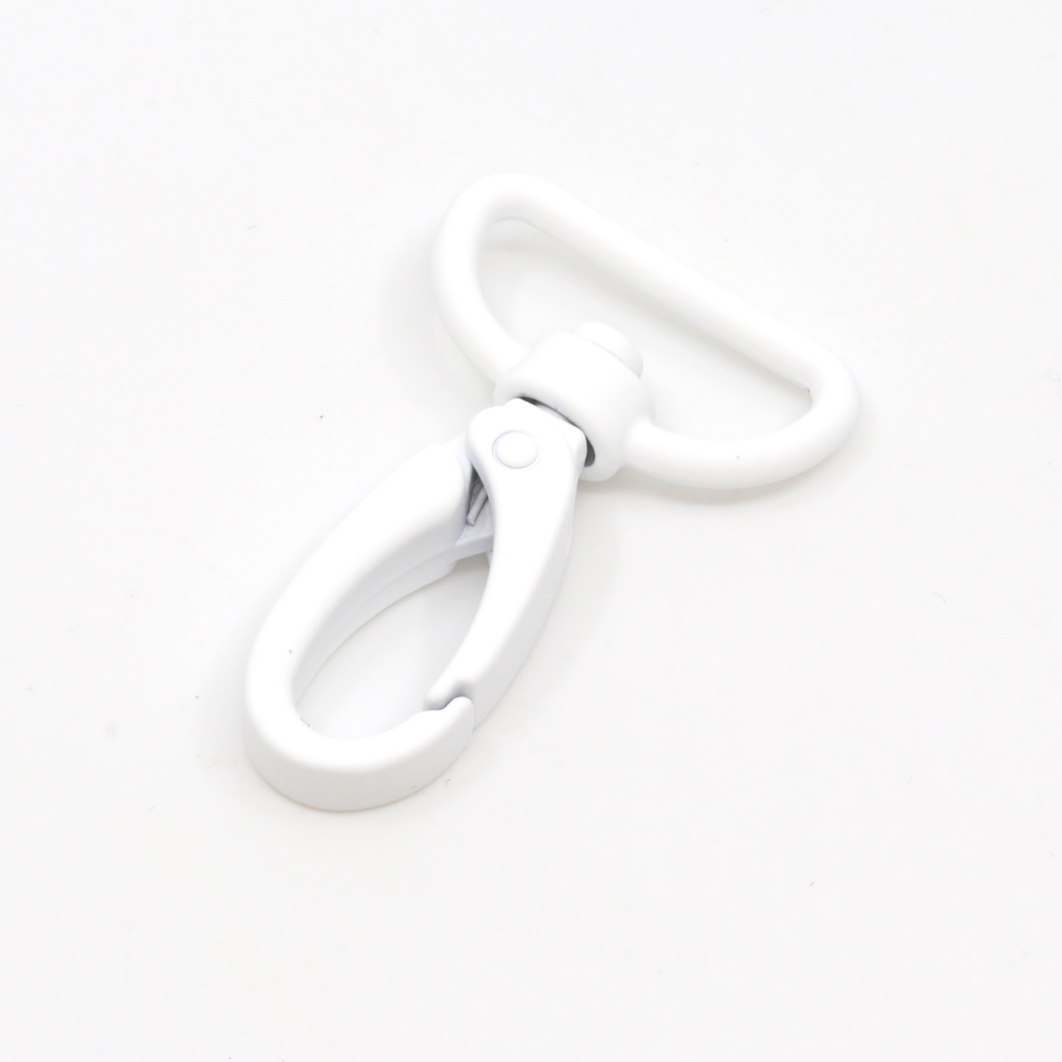 Mousqueton pour sacs 25mm métal Blanc B3-0 Mousqueton pour sacs 25mm métal Blanc B3-0