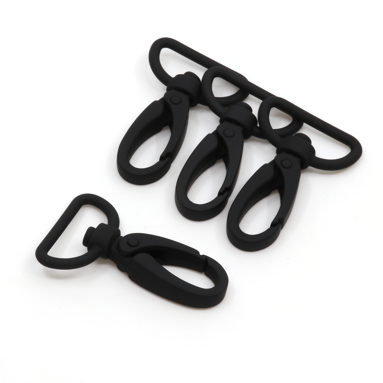 Mousqueton pour sacs 25mm métal Noir B5-1 Mousqueton pour sacs 25mm métal Noir B5-1