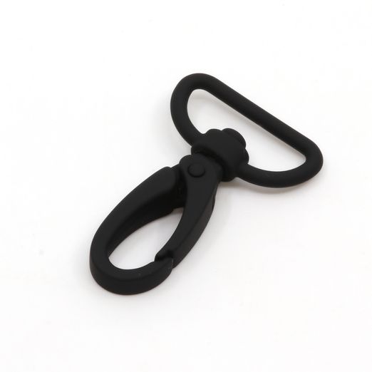 Mousqueton pour sacs 25mm métal Noir B5 Mousqueton pour sacs 25mm métal Noir B5