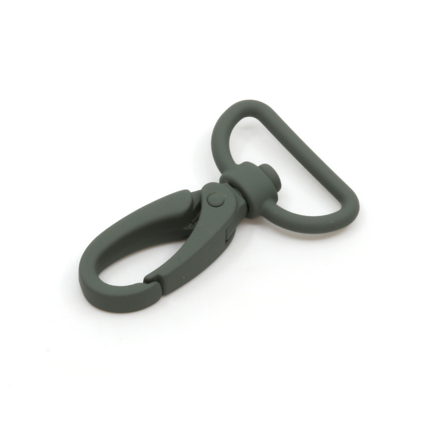 Metall Taschenkarabiner 25mm dunkelgrün D190-0 Metall Taschenkarabiner 25mm dunkelgrün D190-0