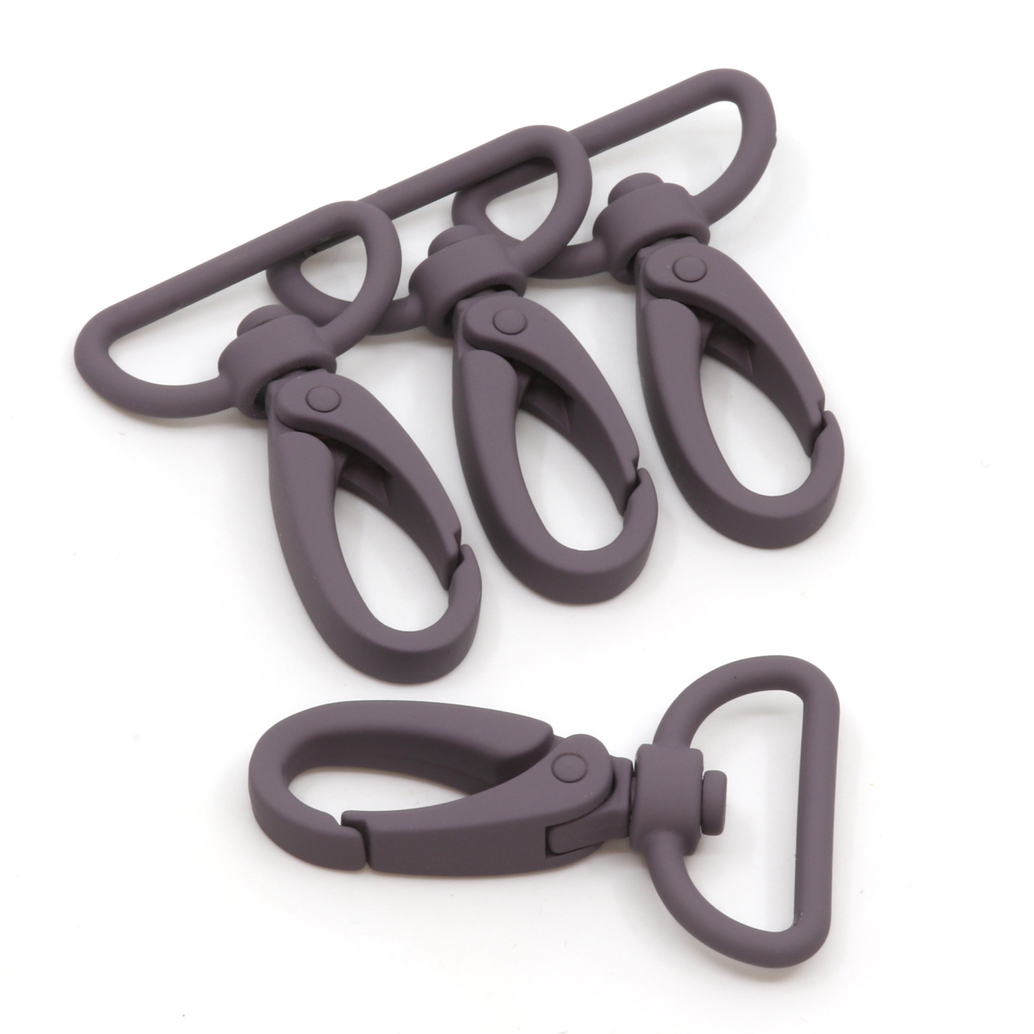 Metall Taschenkarabiner 25mm dunkelgrau D306-1 Metall Taschenkarabiner 25mm dunkelgrau D306-1